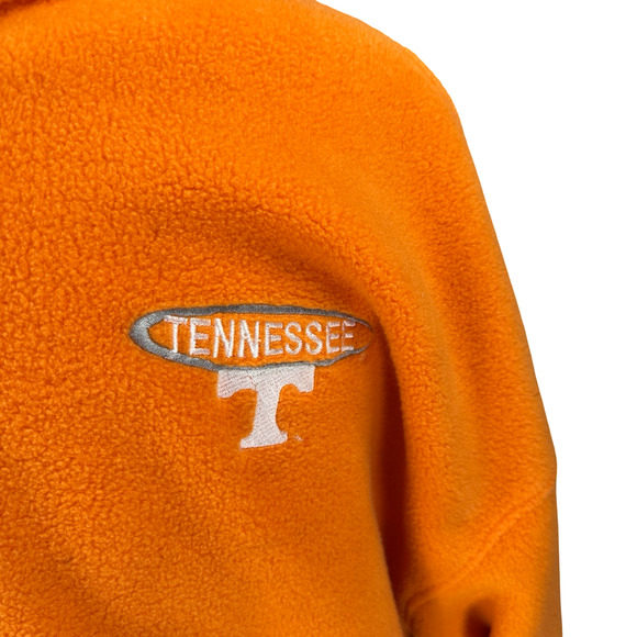 Vintage Starter Team Tennessee Volunteers Vols Fleece Jacket Mens XL Orange Gray - Picture 2 of 13